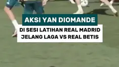 Aksi impresif ditunjukkan Yan Diomande dalam sesi latihan Real Madrid jelang menghadapi Real Betis. Performa apiknya di latihan menjadi sorotan sebelum Los Blancos menjalani laga La Liga tersebut.