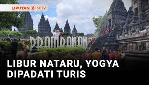 Memanfaatkan libur natal dan liburan sekolah, Taman Wisata Candi Prambanan di Sleman, Yogyakarta, dipadati ribuan wisatawan. Para pengunjung yang datang dari berbagai daerah didominasi dari kalangan keluarga hingga pelajar sekolah.