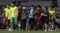 Timnas Vietnam U-22 meraih kemenangan dramatis atad Timnas Indonesia U-22 pada laga lanjutan Grup B SEA Games 2019 di Stadion Rizal Memorial, Manila, Minggu (1/12/2019). (Bola.com/Muhammad Iqbal Ichsan)