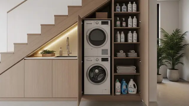 Model Tempat Cuci Baju di Sudut Rumah yang Tidak Makan Tempat
