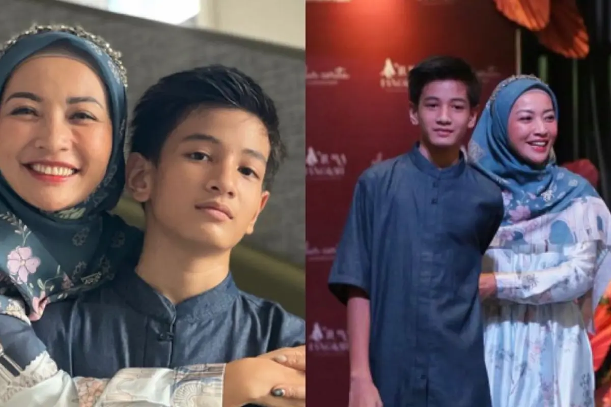 Hesti Purwadinata berkerudung bisa jadi inspirasi busana Lebaran