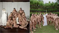 5 Potret Luna Maya Pakai Bridal Robe Bareng Bridesmaid, Memukau dari Persiapan