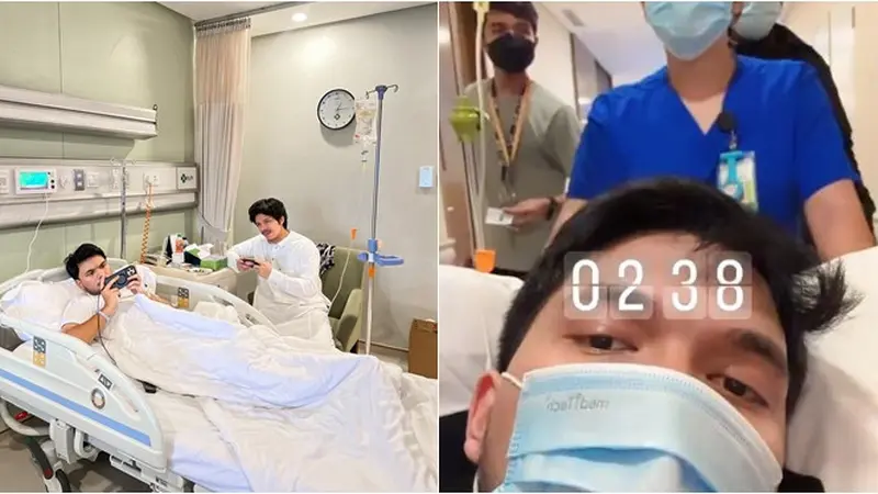 Putus dari Fuji, Ini 6 Potret Thariq Halilintar Dirawat di Rumah Sakit Usai Mimisan