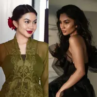 Lihat di sini beberapa potret pesona dualitas Ariel Tatum ketika pakai wastra dan dress modern.