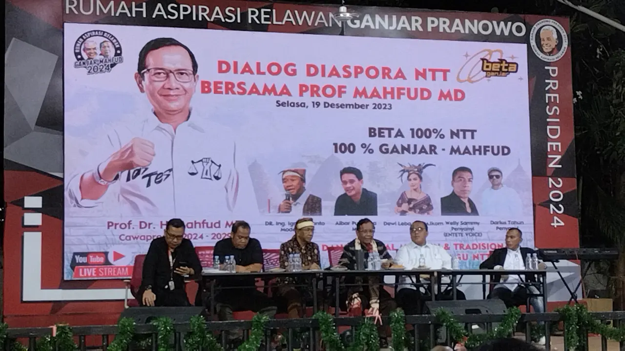 Mahfud Md Dialog Bareng Warga NTT se-Jabodetabek