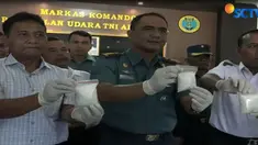Setelah diperiksa, tiga paket ternyata berisi sabu senilai ratusan juta rupiah.