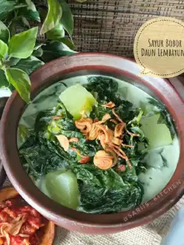 Resep Bobor Lembayung