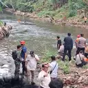 Tragis, Bocah 5 Tahun Tenggelam di Sungai Ciliwung Depok