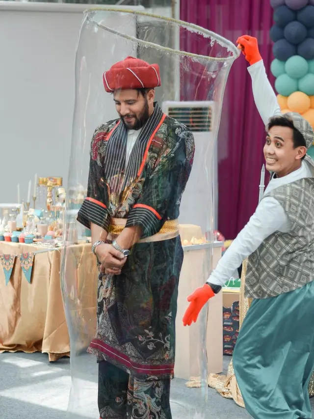 8 Momen Ulang Tahun Baby Air, Anak Irish Bella dan Ammar Zoni Berkonsep Timur Tengah