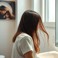 tips agar rambut tidak rontok ©Ilustrasi dibuat AI