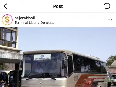 Beginilah penampakan bus jadul yang dulu menjadi primadona transportasi di Pulau Dewata Bali. Ini adalah salah satu bus dengan rute tujuan antar provinsi Denpasar-Jogja.