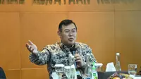 Direktur Utama PT Sarana Multigriya Finansial (SMF) Ananta Wiyoga, menyebut hunian yang layak mampu mengurangi prevalensi stunting di Indonesia (dok: Tira)