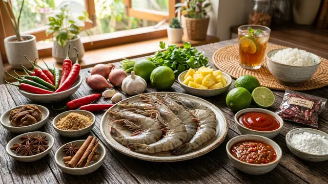 Resep Udang Asam Manis Pedas (AI Generated)