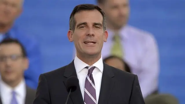 Mantan Wali Kota Los Angeles Eric Garcetti (52) ditunjuk sebagai duta besar Amerika Serikat yang baru untuk India. (Dok. AP/Mark J. Terrill)