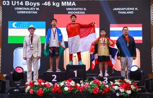 Indonesia Gondol 15 Medali di Kejuaraan Asia MMA 2026
