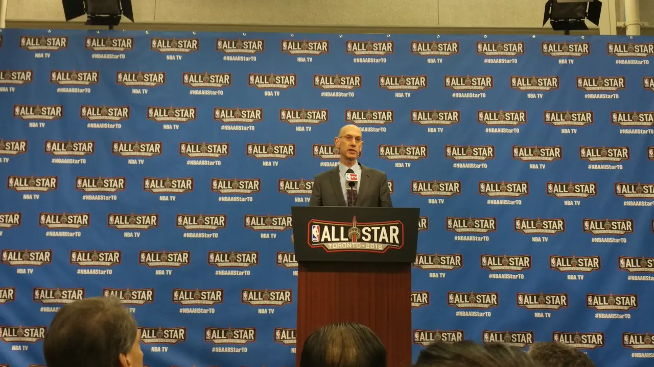Commisioner NBA Adam Silver (Liputan6.com / Thomas)