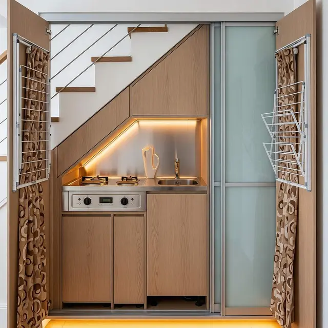 Ide Rumah Sempit Tapi Punya Ruang Jemur dan Dapur Fungsional