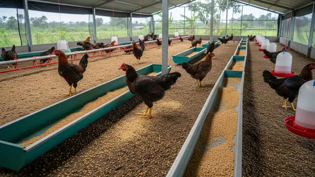 Trik Membuat Ayam Kampung Lebih Cepat Gemuk Saat Musim Hujan/Gemini AI