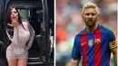 Selalu hadir dengan penuh sensasi, kali ini Suzy hadir dengan pamer bokong untuk mendukung idolanya, Messi. Suzy mengunggah dua foto di akun instagramnya. Satu foto berupa kolase fotonya dengan Messi. (Instagram/suzycortezofficial)