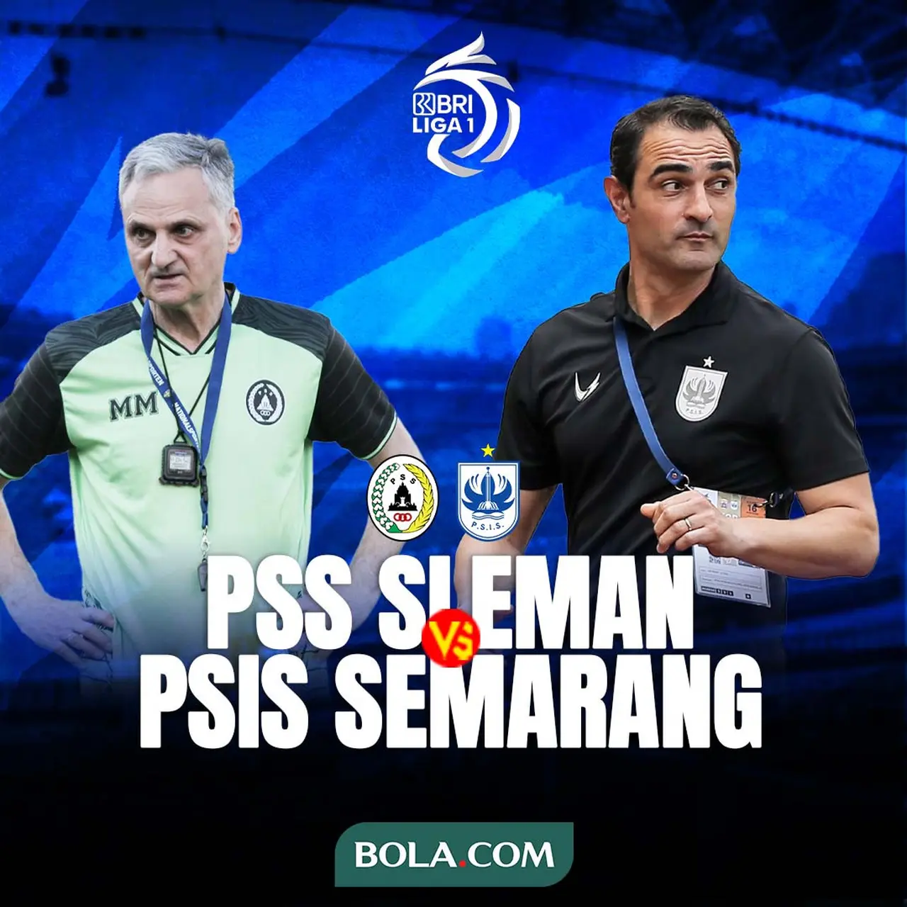 Duel Taktik Juru Racik Eropa dalam Laga PSS Vs PSIS di BRI Liga 1 