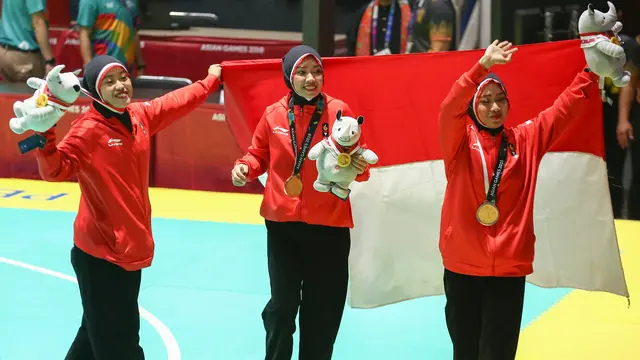 Pencak Silat Seni Beregu Putri Sabet Emas ke-27 untuk Indonesia