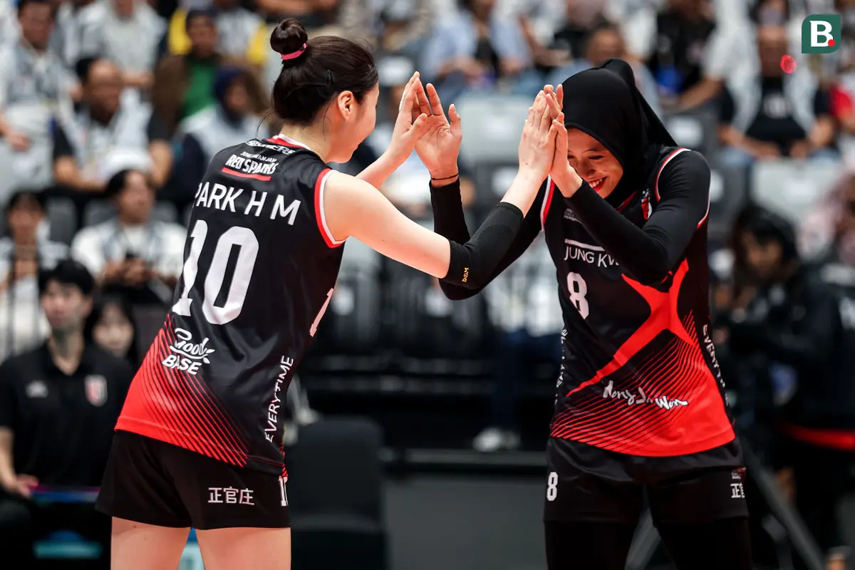 Red Sparks vs Tim Putri Indonesia All Star: Ekshibisi Fun Volleyball