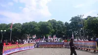 Warga Bogor Timur menuntut memisahkan diri dari Kabupaten Bogor (Liputan6.com/Achmad Sudarno)