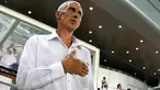 Uzbekistan's coach Rauf Inileev reacts during his team's group one World Cup qualitying match against Qatar in Doha on September 6, 2008. AFP PHOTO/KARIM JAAFAR