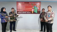 Pegawai dan Duta Layanan di Rutan Rengat, Kabupaten Indragiri Hulu, Riau. (Liputan6.com/M Syukur)