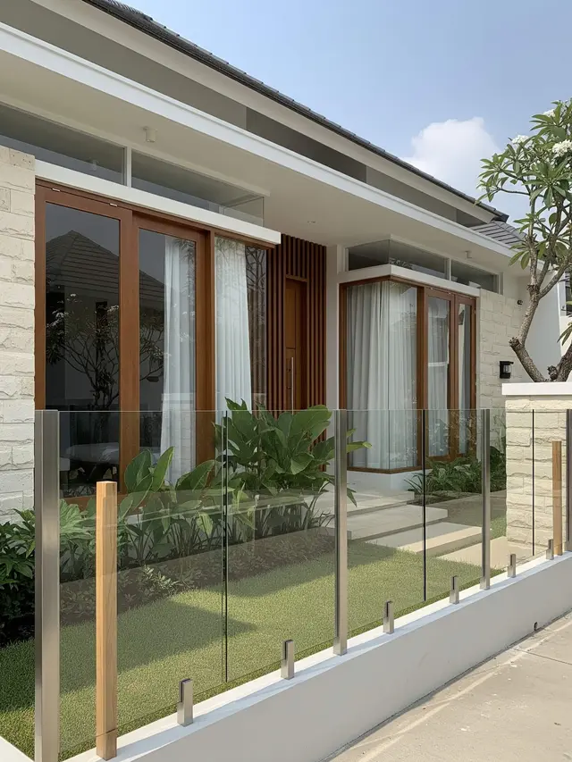 Model Pagar Pendek yang Membuat Rumah Minimalis Terlihat Lebih Luas