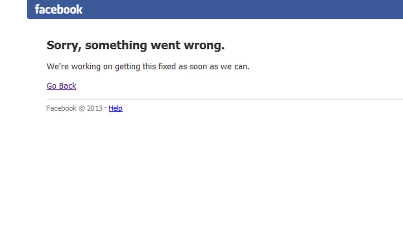 Facebook Down, Tak Bisa Diakses
