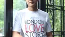 Saat peluncuran film 'London Love Story', Dion mengatakan sangat senang syuting di London. Pengalaman pertama di London, yang kebetulan sedang musim gugur. (Andy Masela/Bintang.com)