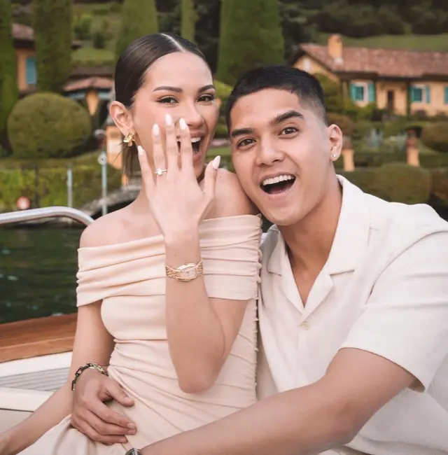 Terungkap ada bantuan Aaliyah Massaid di balik lamaran romantis Al Ghazali dan Alyssa Daguise