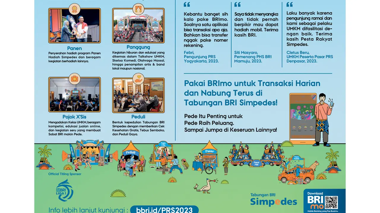 Perjalanan Pesta Rakyat Simpedes 2023 ke 20 Kota di Indonesia
