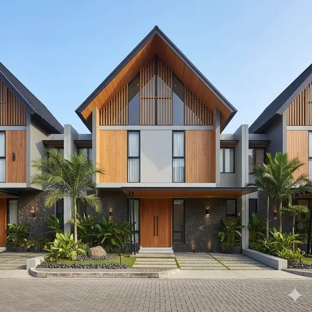 7 Model Rumah Minimalis Gunungan Depan, Desain Estetik Modern dan Kokoh Pikat Perhatian