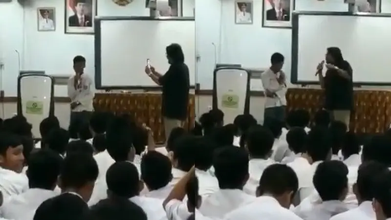 siswa SMA punya suara mirip Jokowi