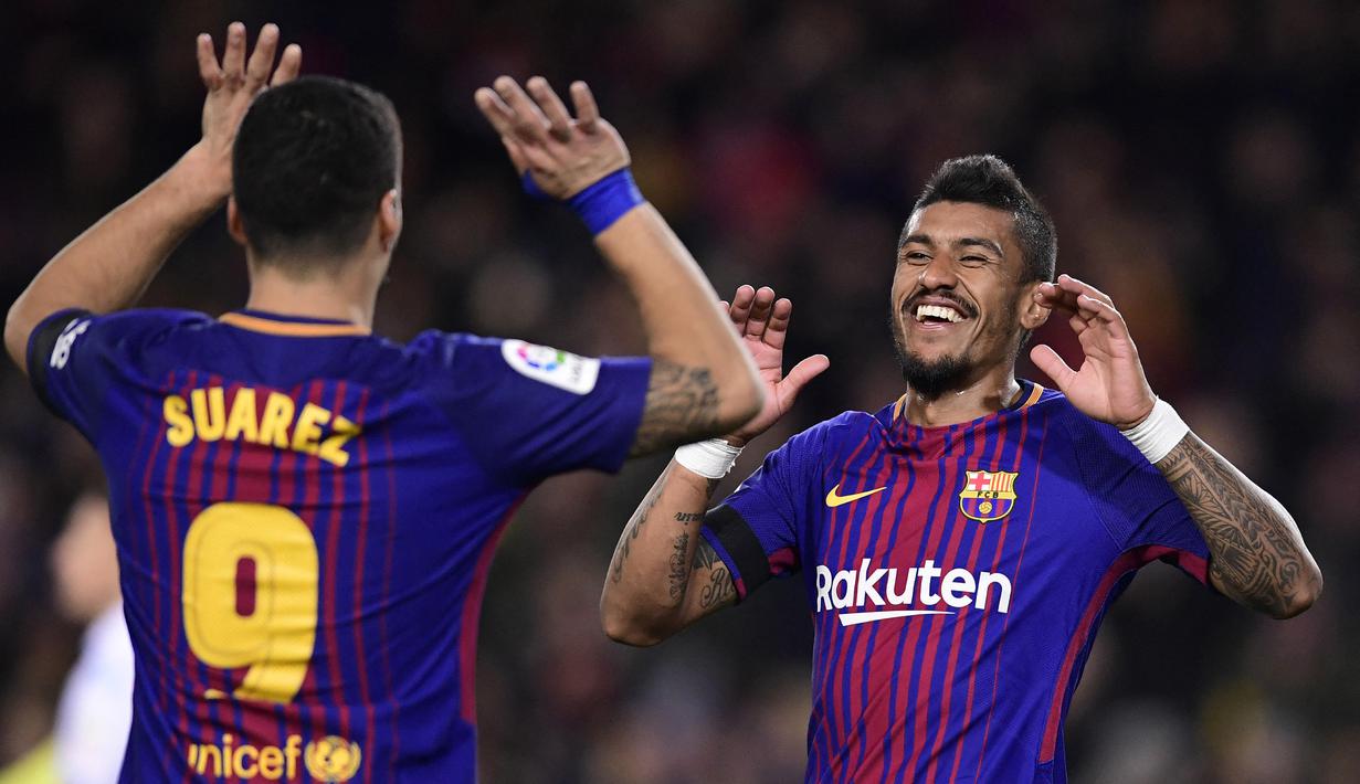 Paulinho. Gelandang tengah Brasil berusia 34 tahun yang kini bermain bersama Corinthians ini tercatat pernah 1,5 musim membela Tottenham Hotspur mulai 2013/2014 hingga tengah musim 2014/2015. Akibat kalah bersaing dan kesulitan beradaptasi, ia dilepas Spurs menuju Guangzhou Evergrande dan berhasil memperbaiki penampilannya. Barcelona pun akhirnya tergiur mendatangkannya pada awal musim 2017/2018. Semusim bersama Barcelona, ia total ampil dalam 49 laga di semua ajang dengan torehan 9 gol dan 3 assist. (AFP/Javier Soriano)