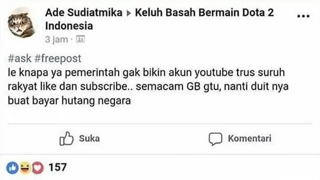 7 Status Orang Minta Saran di Media Sosial Ini Bikin Ngakak