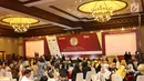 Suasana acara Top Capital Market 2017 di Jakarta, Jumat (10/11). SCMA memperoleh penghargaan sebagai perusahaan terbuka terbaik di sektor advertising, percetakan, dan media dalam Top Emiten 2017. (Liputan6.com/Immanuel Antonius)
