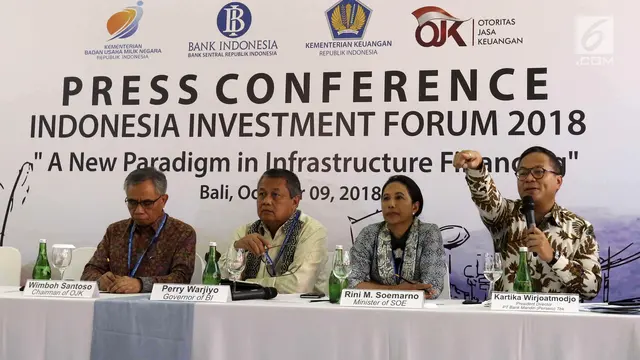 Menteri BUMN Jelaskan Target Pertumbuhan Ekonomi di Indonesia Investment Forum 2018
