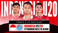 Jadwal Live Streaming Timnas Indonesia Vs Fiji di Vidio, Jumat 17 febaruari 2023. (Sumber : dok. vidio.com)