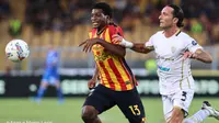 Patrick Dorgu dalam pertandingan Lecce vs Cagliari di&nbsp;Stadio Ettore Giardiniero - Via del Mare, 31 Agustus 2024. (Bola.com/uslecce.it)