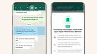 Fitur baru Pertahankan di Chat dalam aplikasi WhatsApp (WhatsApp)