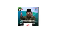 Kumpulan Hoaks Terkait Televisi, Simak Faktanya