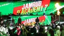Konser yang menandai perjalanan 31 tahun Indosiar tersebut dilangsungkan di di Studio 6 Emtek City, Daan Mogot, Jakarta Barat, pada Sabtu (10/1/2026) malam. Tampak dalam foto, penampilan grup band Jamrud pada hari pertama malam puncak pertama Konser Raya 31 Tahun Indosiar Luar Biasa di Studio 6 Emtek City, Daan Mogot, Jakarta Barat, pada Sabtu (10/1/2026) malam. (Kapanlagi.com/Budy Santoso)