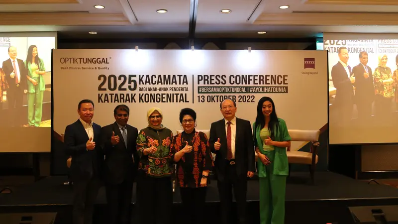 Optik Tunggal Siapkan 2025 Kacamata untuk Anak Pra-Sejahtera Penderita Katarak