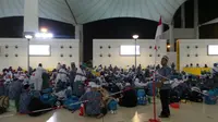 Pemulangan jemaah haji Indonesia. (Liputan6.com/Anri Syaiful)