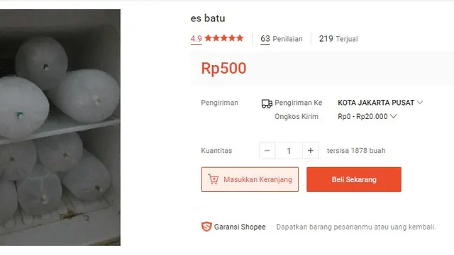 benda absurd di online shop