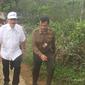 Menteri Pariwisata Arief Yahya meninjau Kebun Teh Nglinggo, Samigaluh, Kabupaten Kulon Progo.