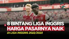 Berita Motion grafis deretan pemain Liga Inggris yang harga pasarnya naik jelang akhir musim. Salah satunya bintang Arsenal yang berada di urutan teratas.